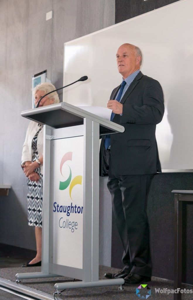 Graeme Brown, Former Executive Officer BMLLEN, Staughton College-Trade Training Centre Opening